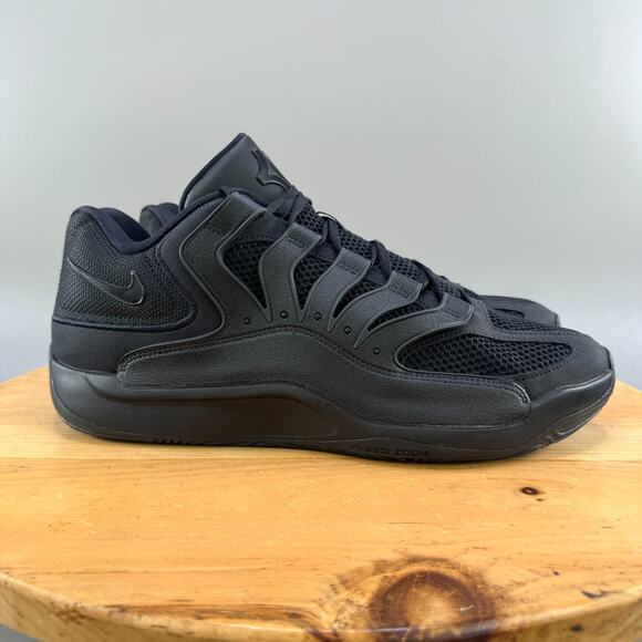 Nike KD 18 Team Issued PE Mens Size 13 BasketBall Shoes Triple Black IH5096-001